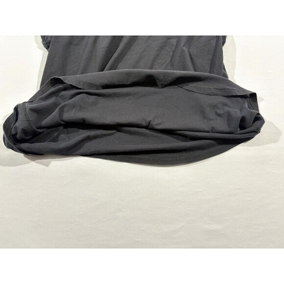 Lunya Womens Black Sleeveless Cotton Poly Crew Neck Muscle Tee Tank Top Sz XL - Picture 8 of 8